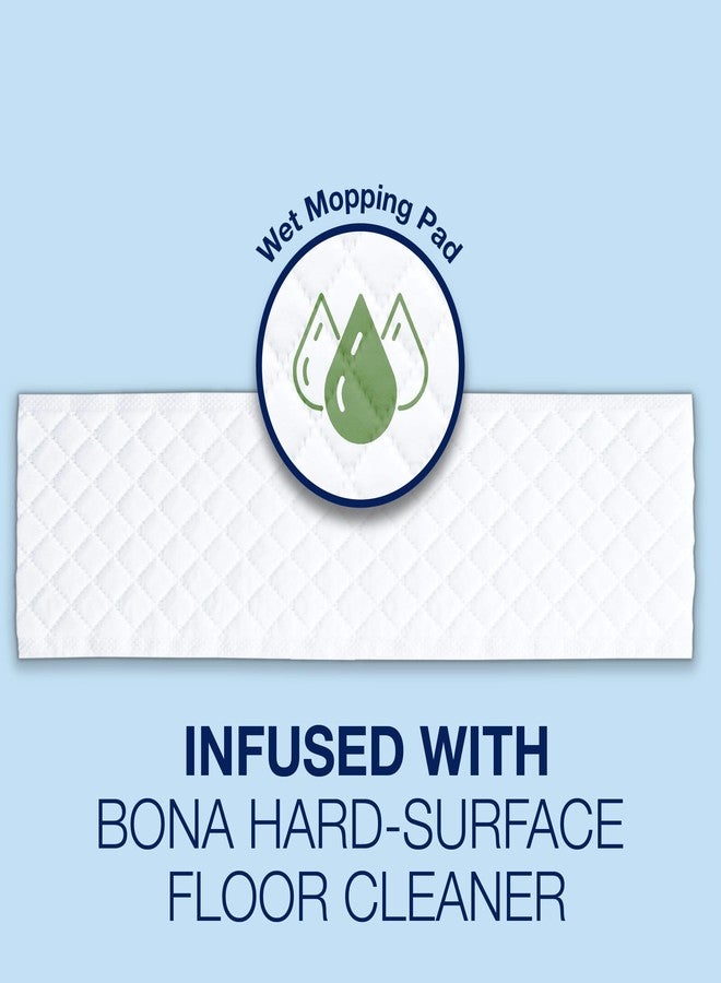 بونا - وسادات تنظيف أرضيات متعددة الأسطح للاستخدام مرة واحدة - عبوة من 12 قطعة - محلول تنظيف أرضيات خالٍ من البقايا للأرضيات الحجرية والبلاط والباركيه والفينيل - Image 3